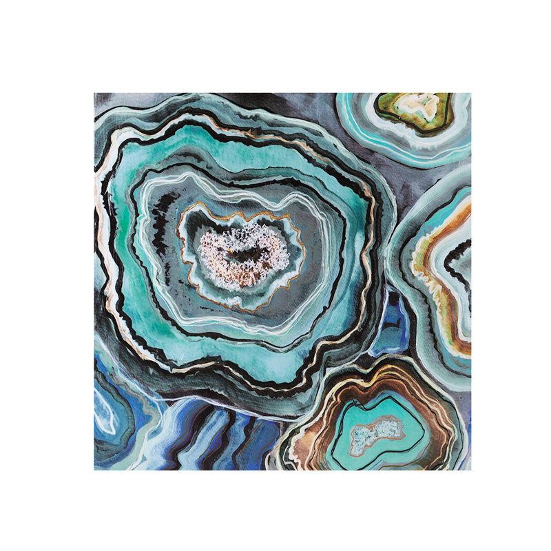 Agate' Painting Print on Wrapped Canvas & Reviews AllModern